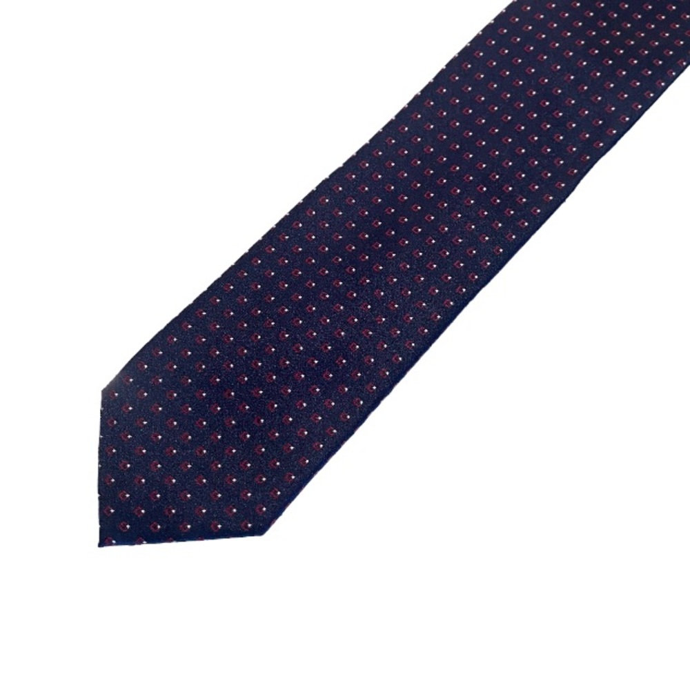 Vintage Italian Silk Mens Neck Tie Marco Polo Blue Red